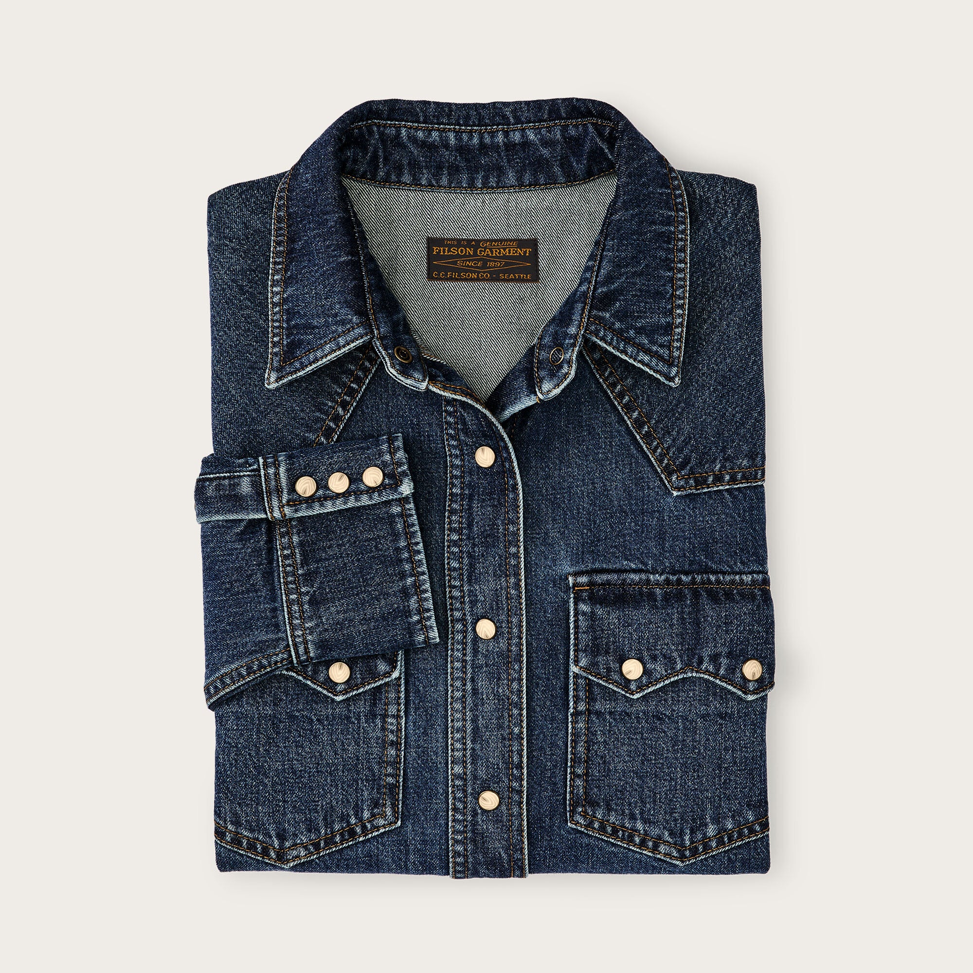 WOMEN’S DENIM WESTERN SHIRT - Image 3