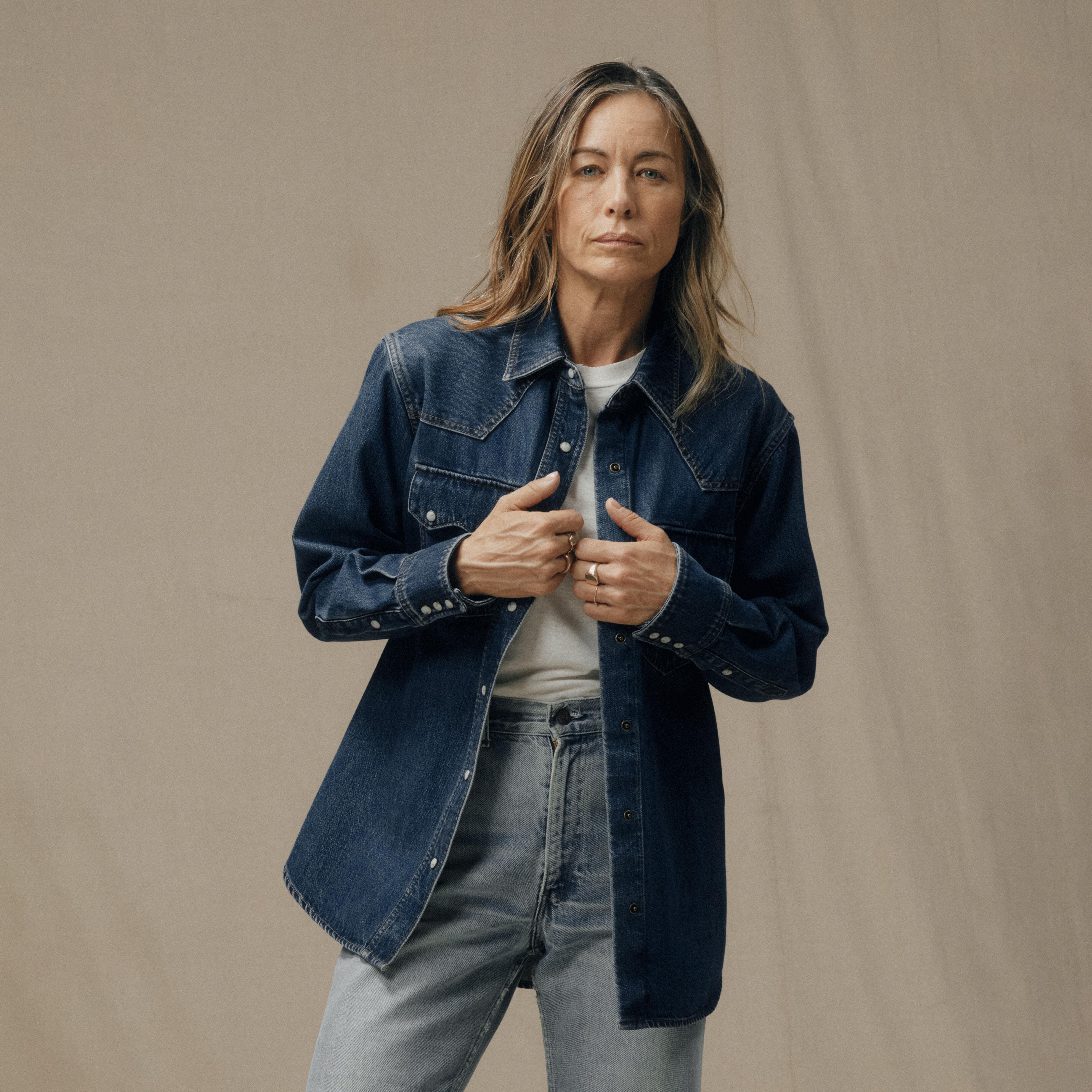 WOMEN’S DENIM WESTERN SHIRT - Image 5