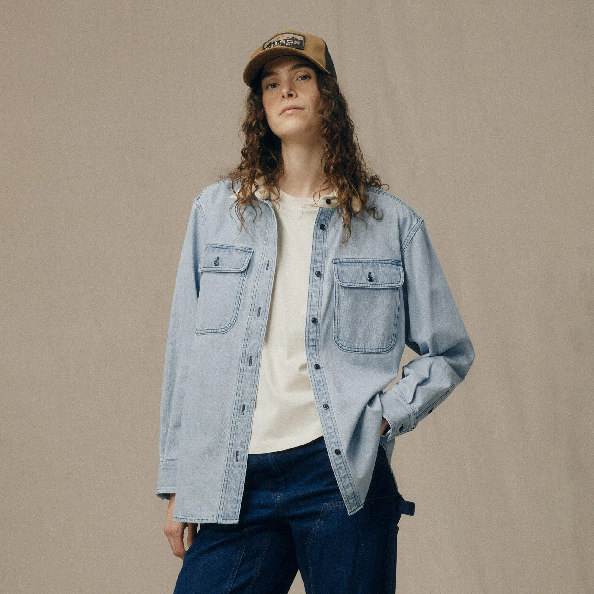 WOMEN’S DENIM WORK SHIRT