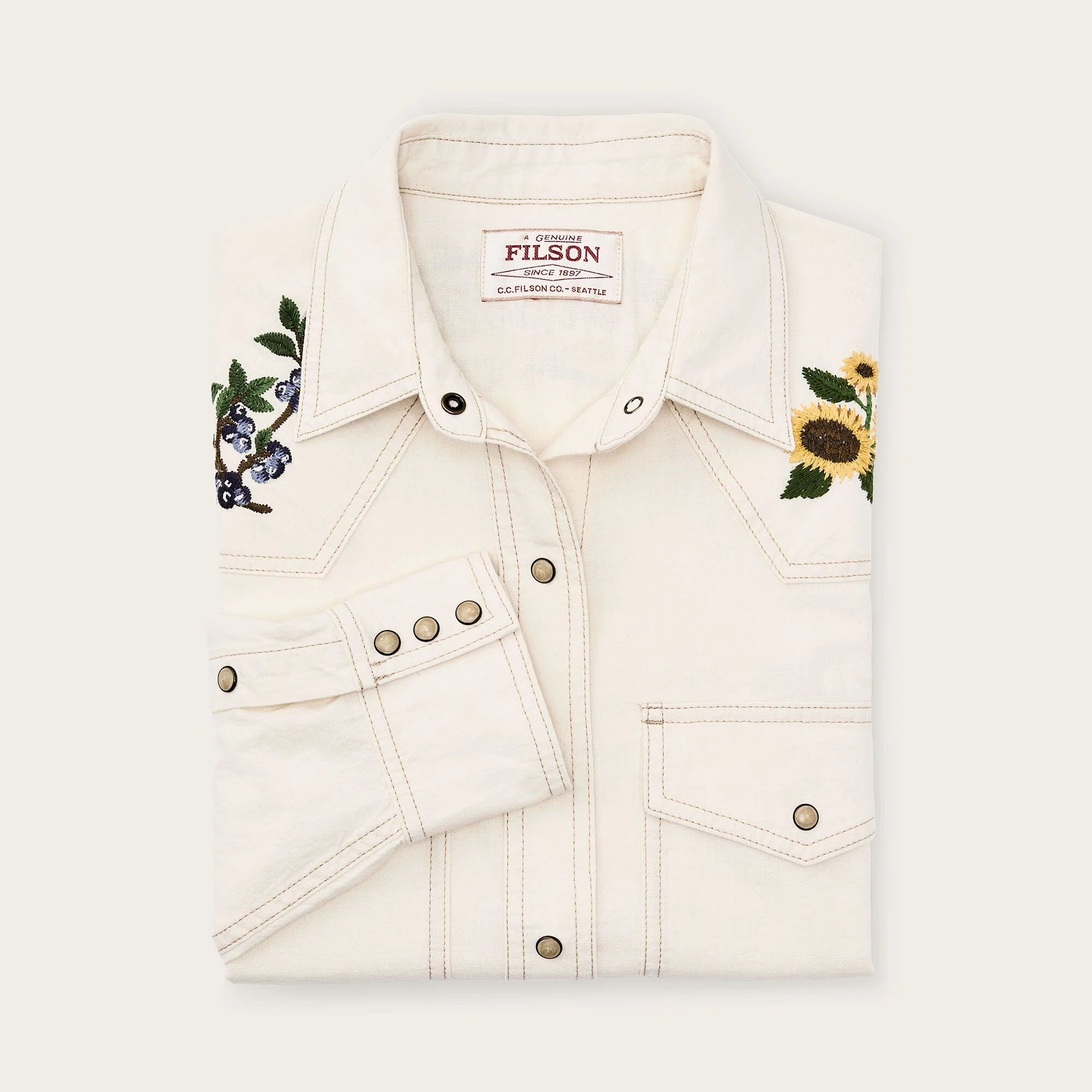 WOMEN'S EMBROIDERED WESTERN SHIRT - Image 3