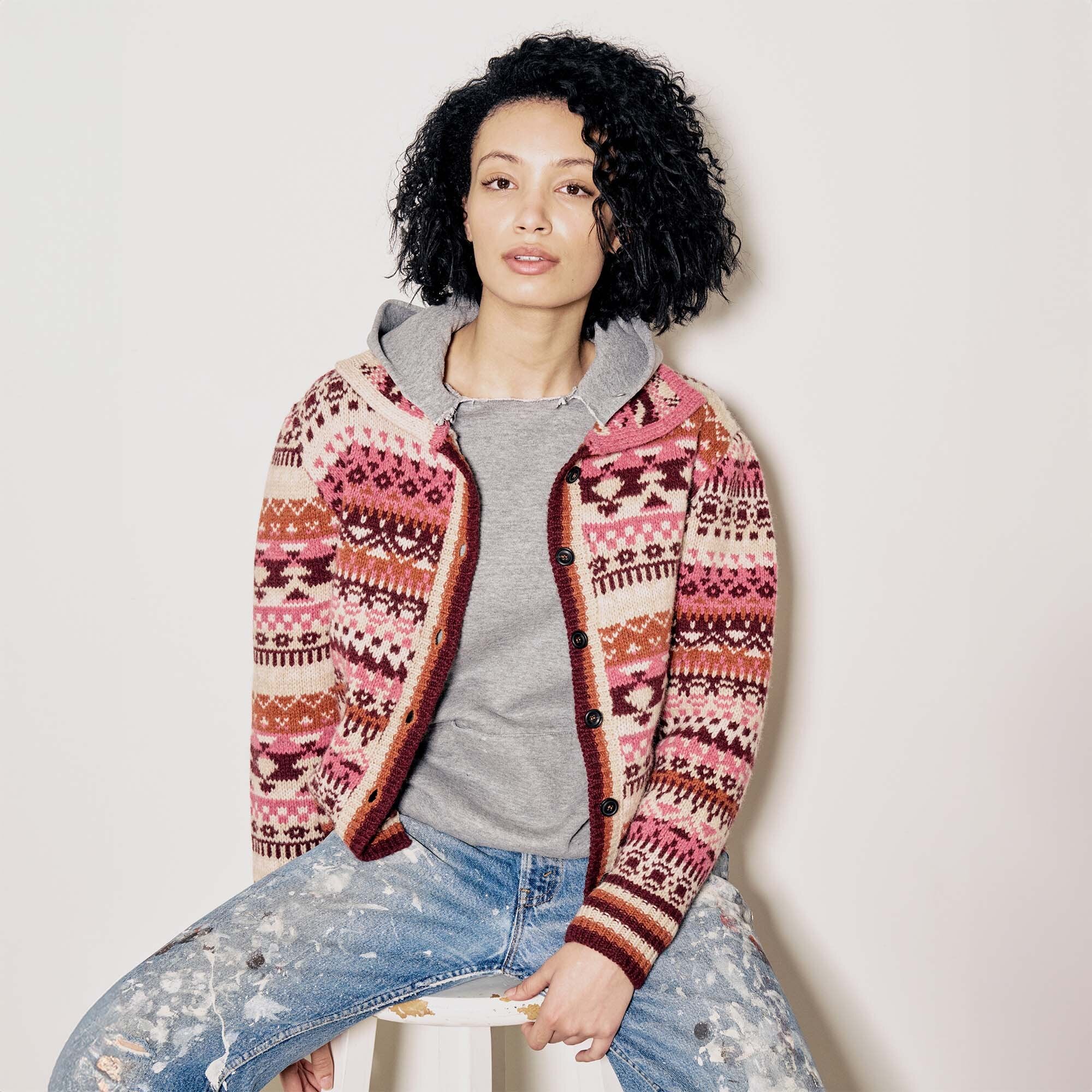 WOMEN'S FAIR ISLE CARDIGAN - Image 5