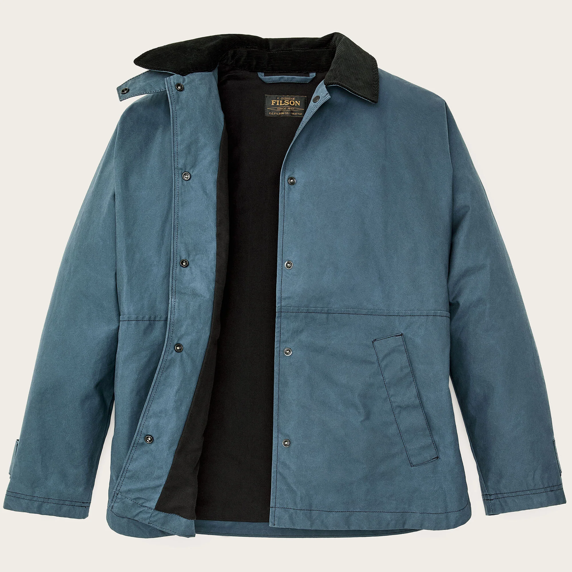 WOMEN’S HARBOR FRONT WAXED JACKET - Image 3