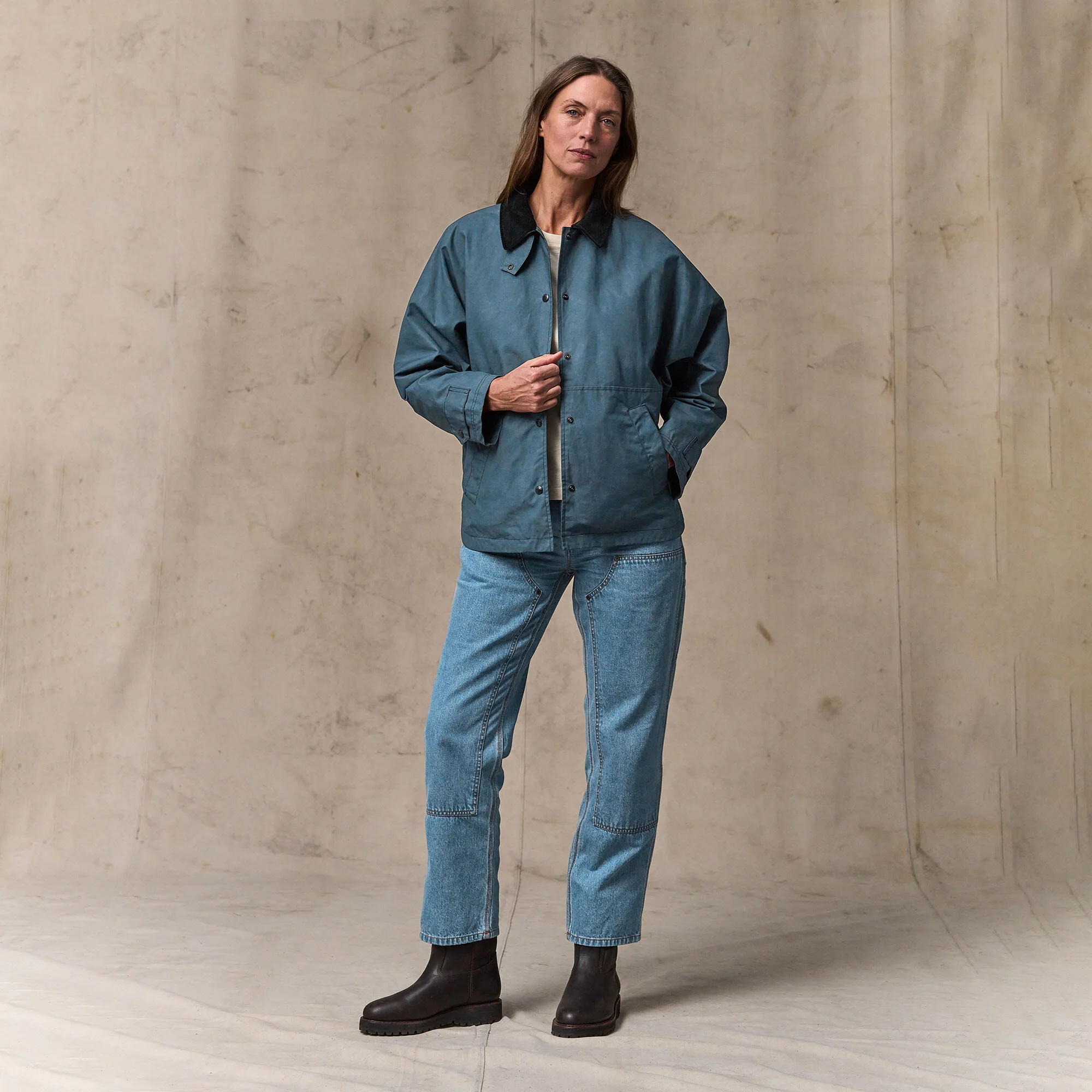 WOMEN’S HARBOR FRONT WAXED JACKET - Image 8