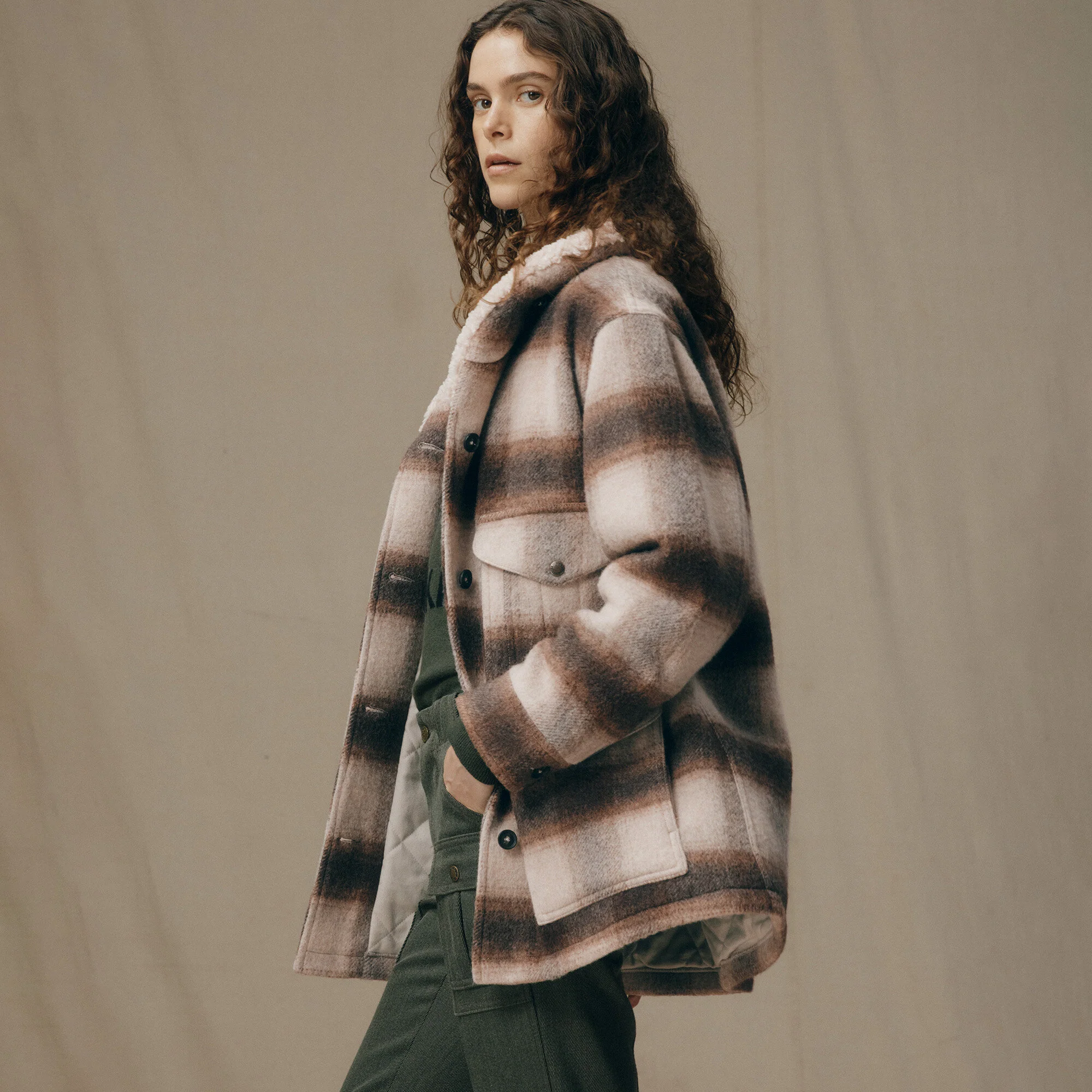 WOMEN’S KODIAK SHAWL COLLAR COAT - Image 8