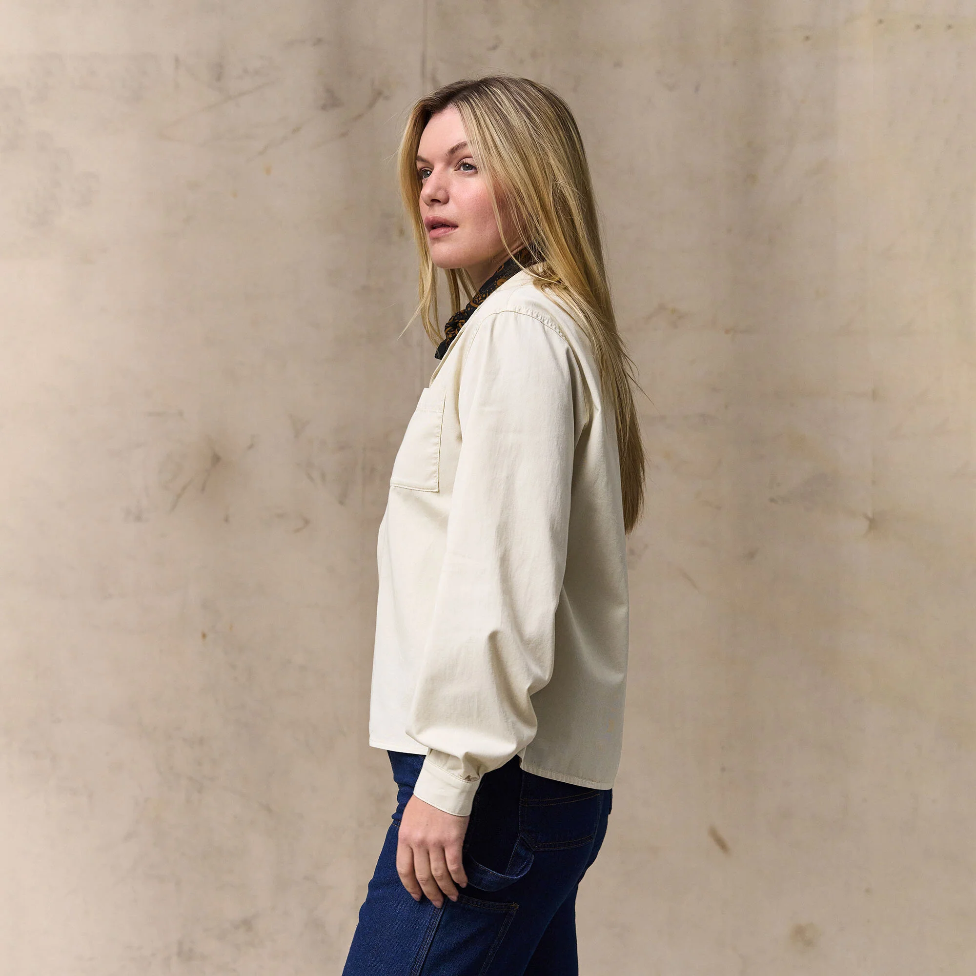 WOMEN'S LONG SLEEVE TWILL CAMP SHIRT - Image 7