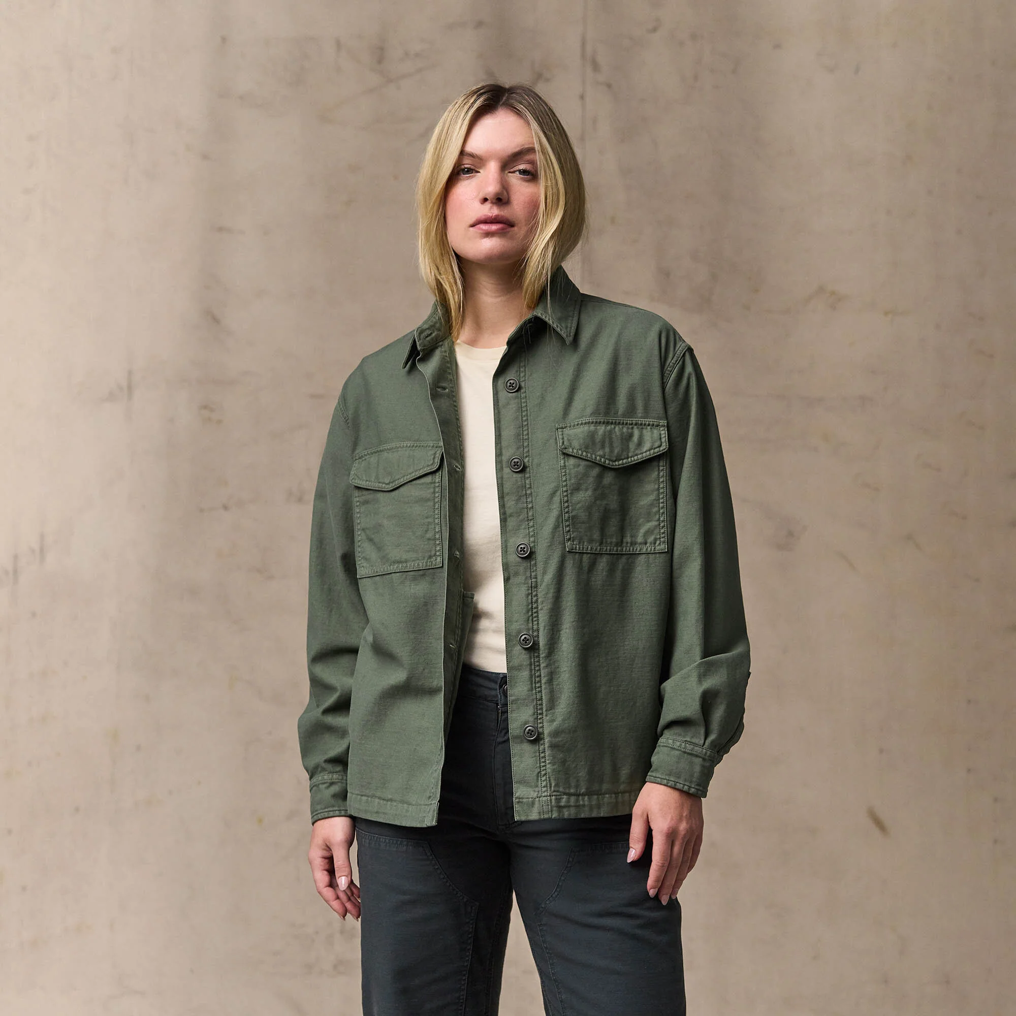 WOMEN'S REVERSE SATEEN JAC-SHIRT - Image 6