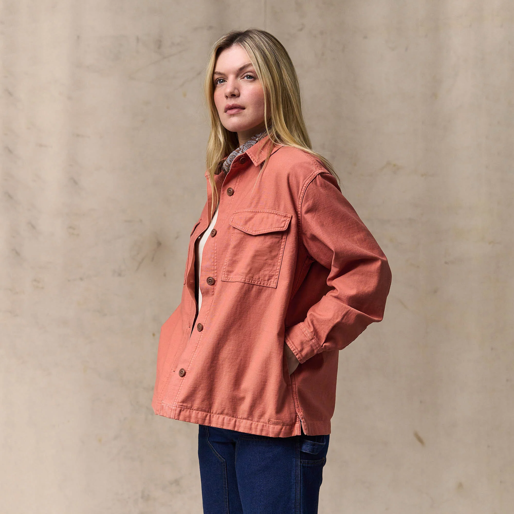 WOMEN'S REVERSE SATEEN JAC-SHIRT - Image 8