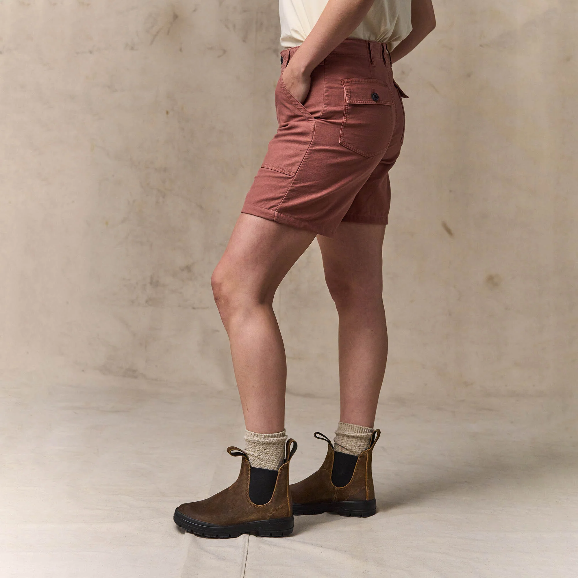 WOMEN'S REVERSE SATEEN SUPPLY SHORTS - Image 7