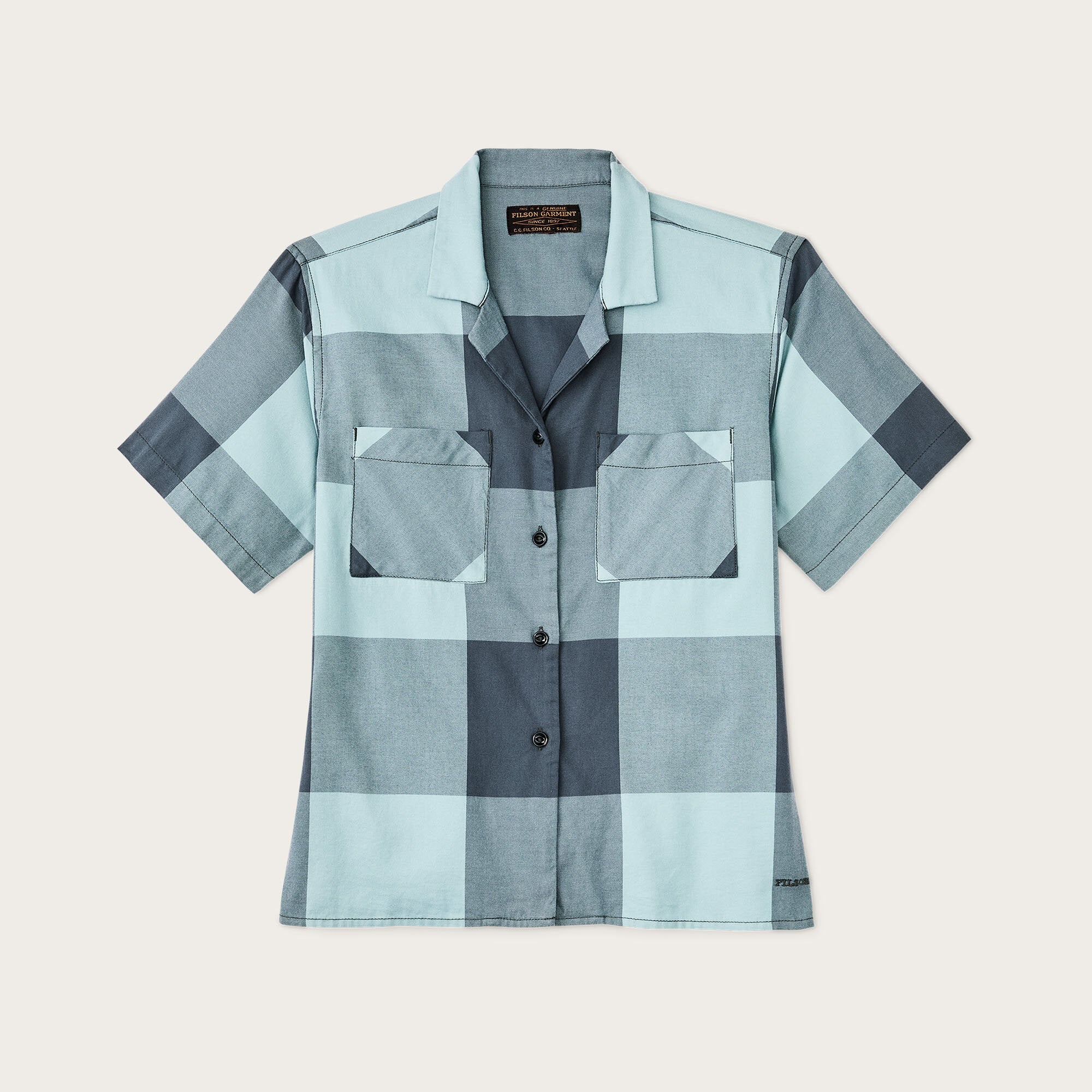 WOMEN’S SHORT SLEEVE TWILL CAMP SHIRT