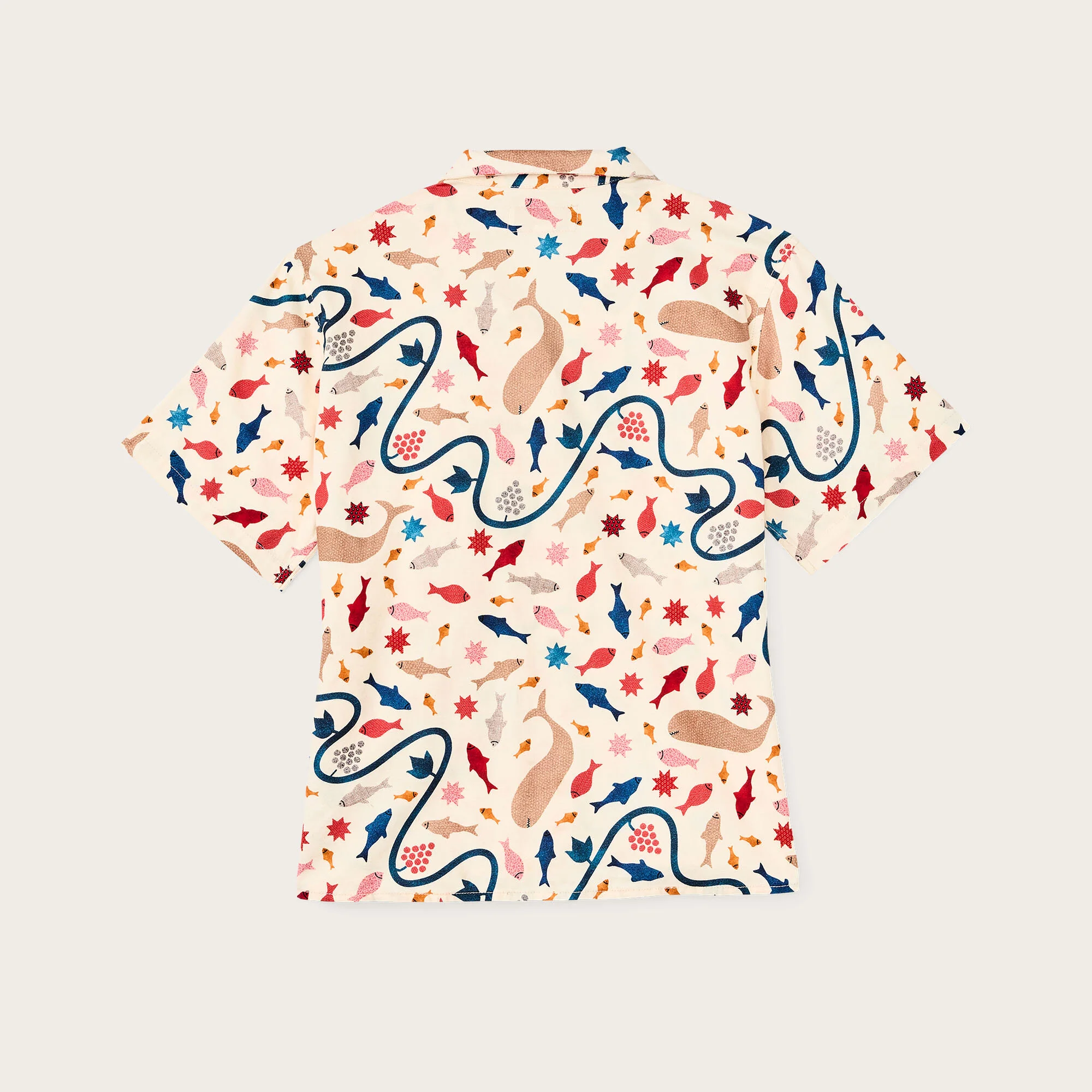 WOMEN’S SHORT SLEEVE TWILL CAMP SHIRT - Image 2