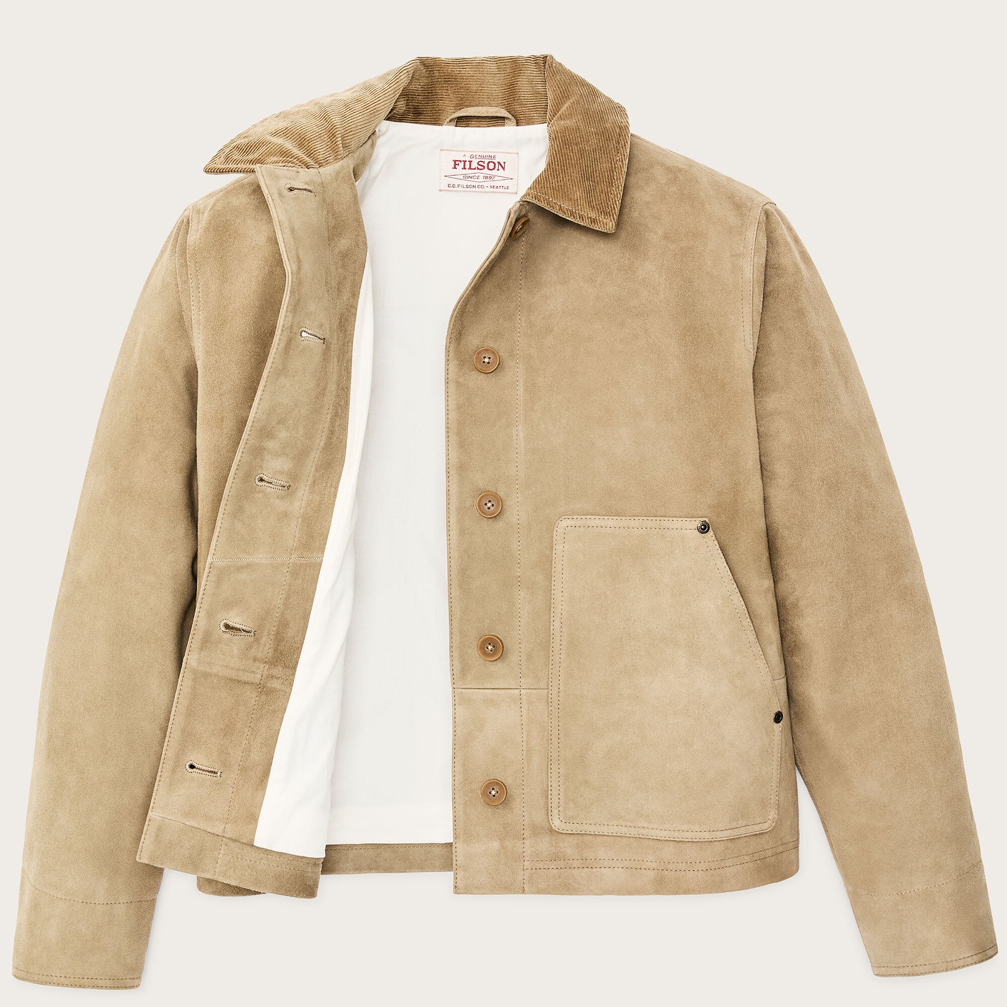 WOMEN'S SHORT SUEDE BARN JACKET - Image 3