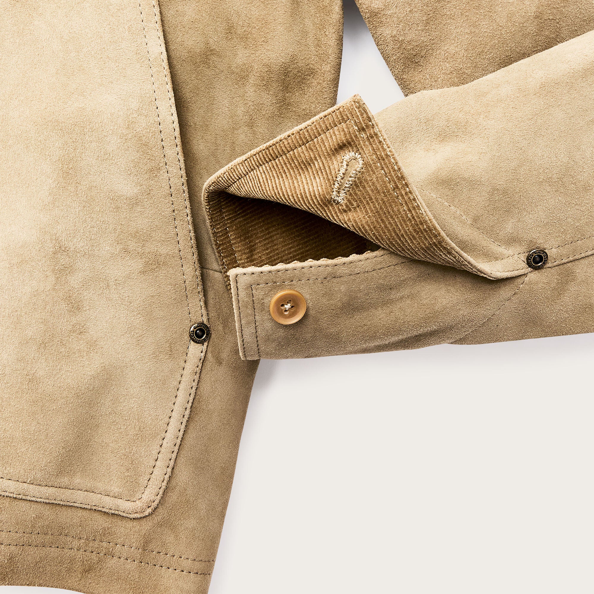 WOMEN'S SHORT SUEDE BARN JACKET - Image 4
