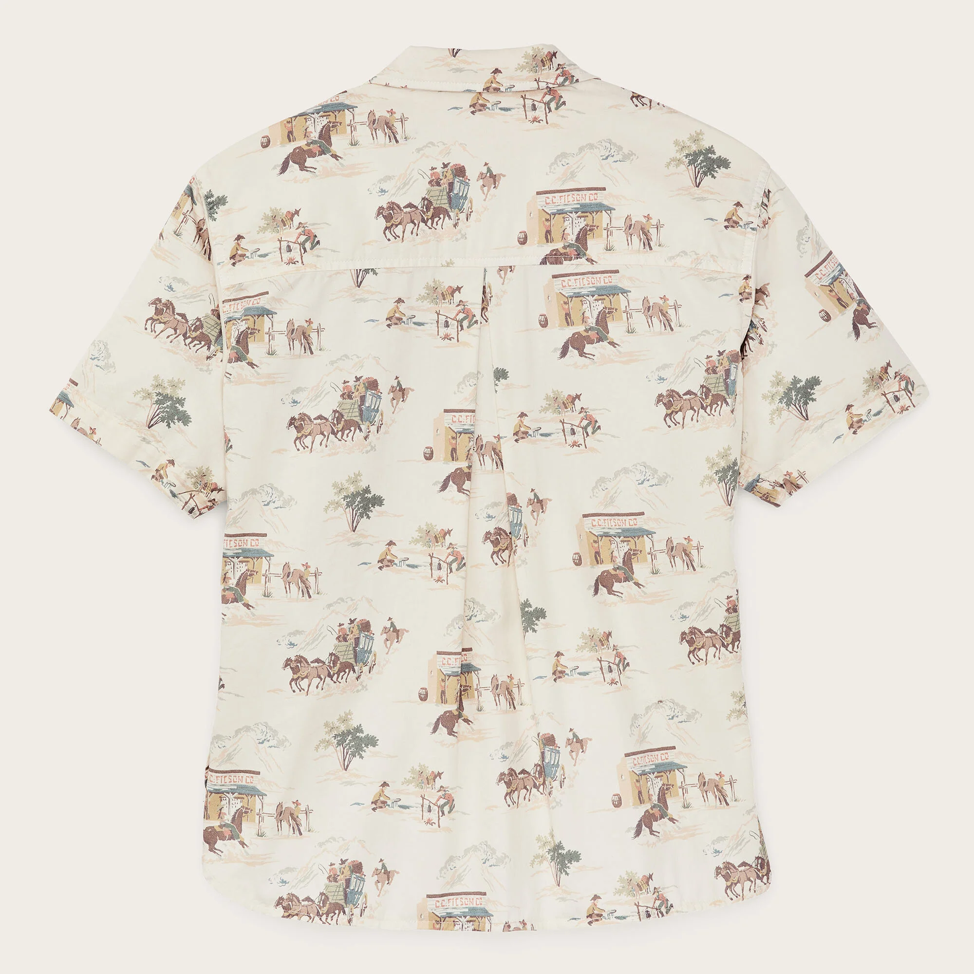 WOMEN'S TWILL POPOVER SHIRT - Image 2