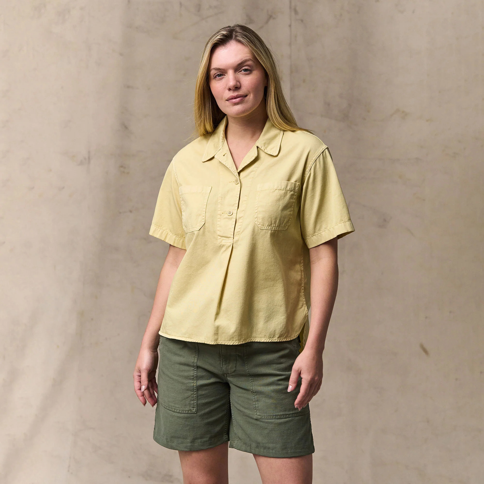 WOMEN'S TWILL POPOVER SHIRT - Image 5